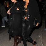 Thandie Newton edges it up in London black Chanel Flap bag
