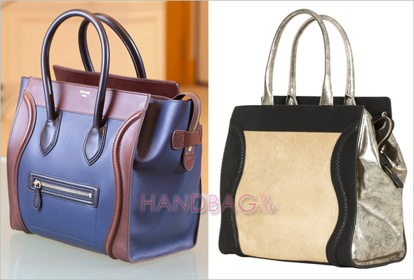 Designer-inspired or knockoff: Céline Leather Luggage Tote vs ...